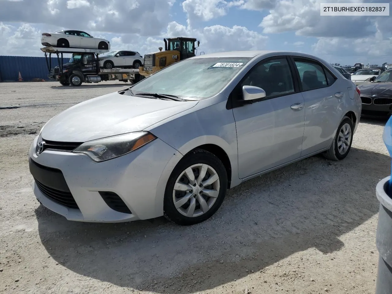 2014 Toyota Corolla L VIN: 2T1BURHEXEC182837 Lot: 78701824