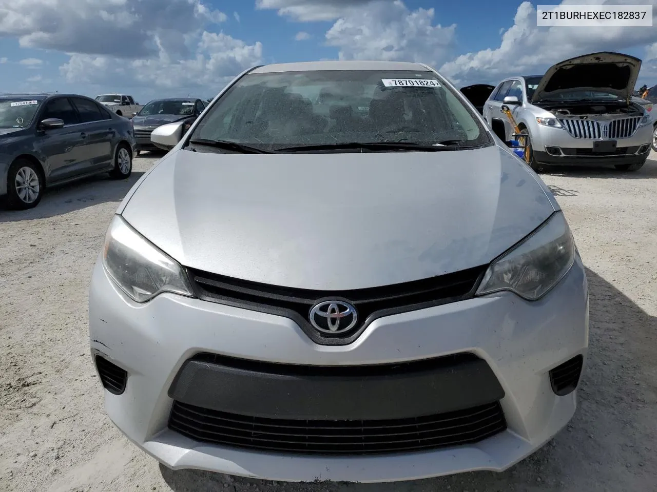 2014 Toyota Corolla L VIN: 2T1BURHEXEC182837 Lot: 78701824