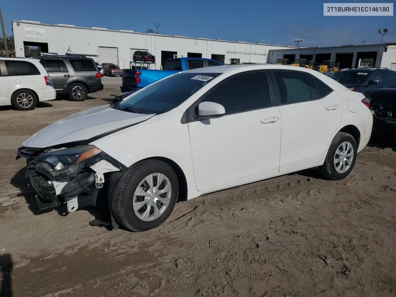 2014 Toyota Corolla L VIN: 2T1BURHE1EC146180 Lot: 78759684