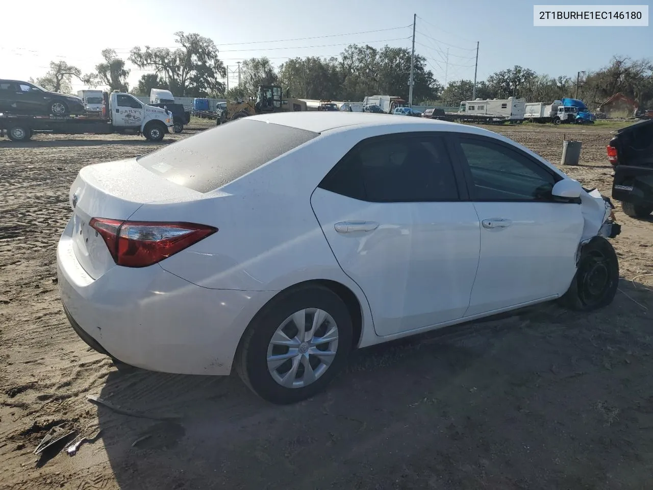 2014 Toyota Corolla L VIN: 2T1BURHE1EC146180 Lot: 78759684