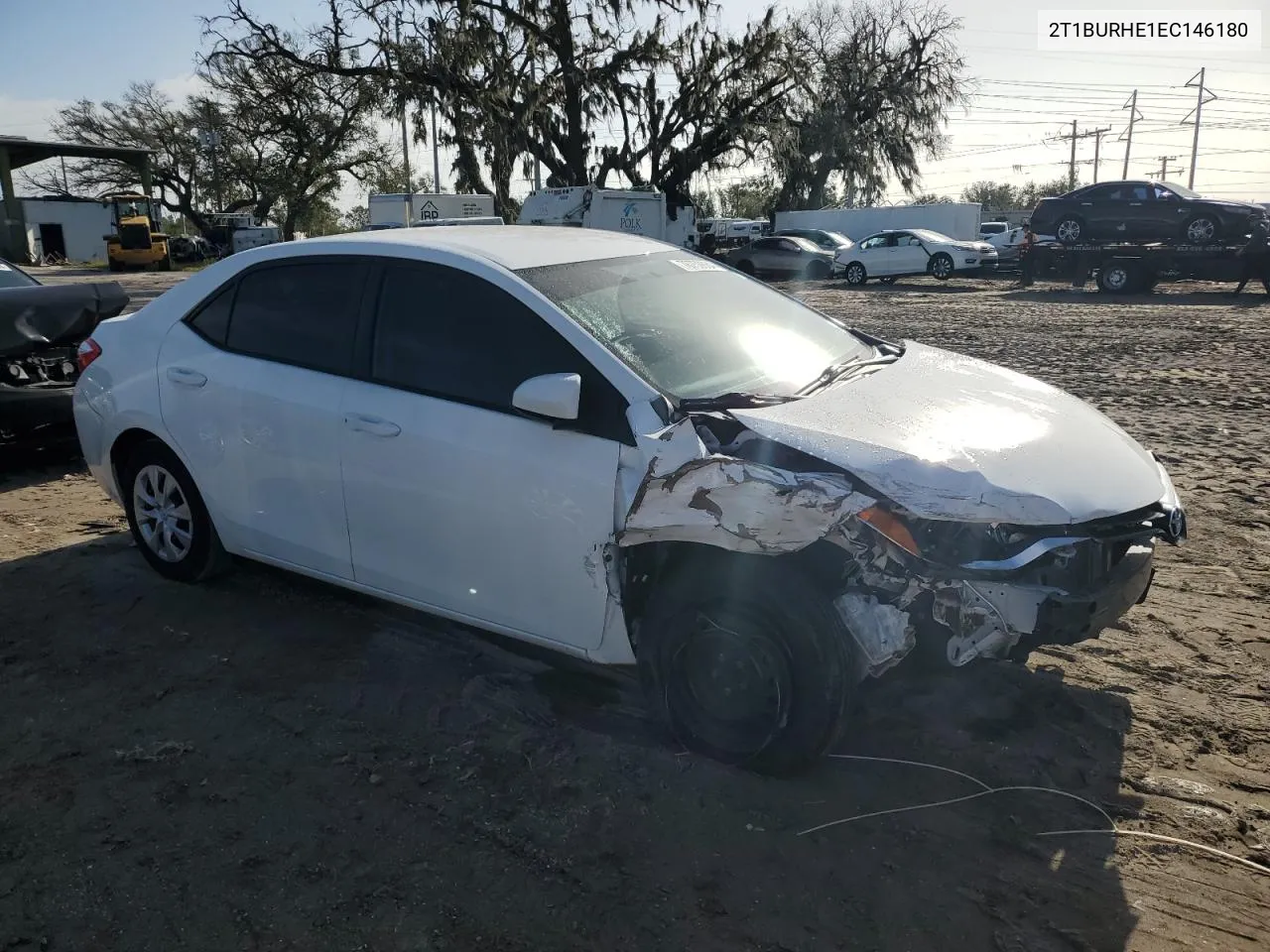 2014 Toyota Corolla L VIN: 2T1BURHE1EC146180 Lot: 78759684