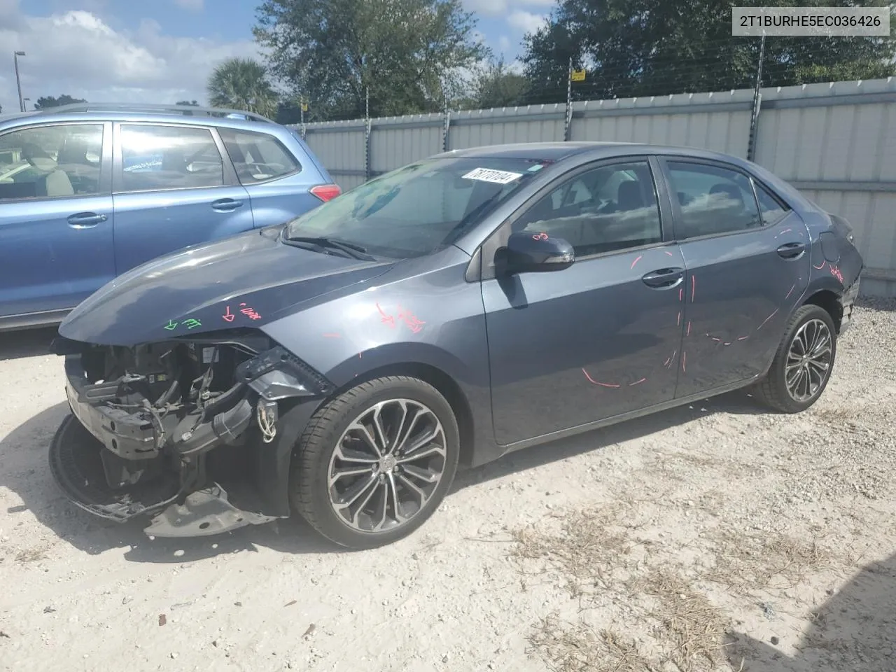 2014 Toyota Corolla L VIN: 2T1BURHE5EC036426 Lot: 78770104