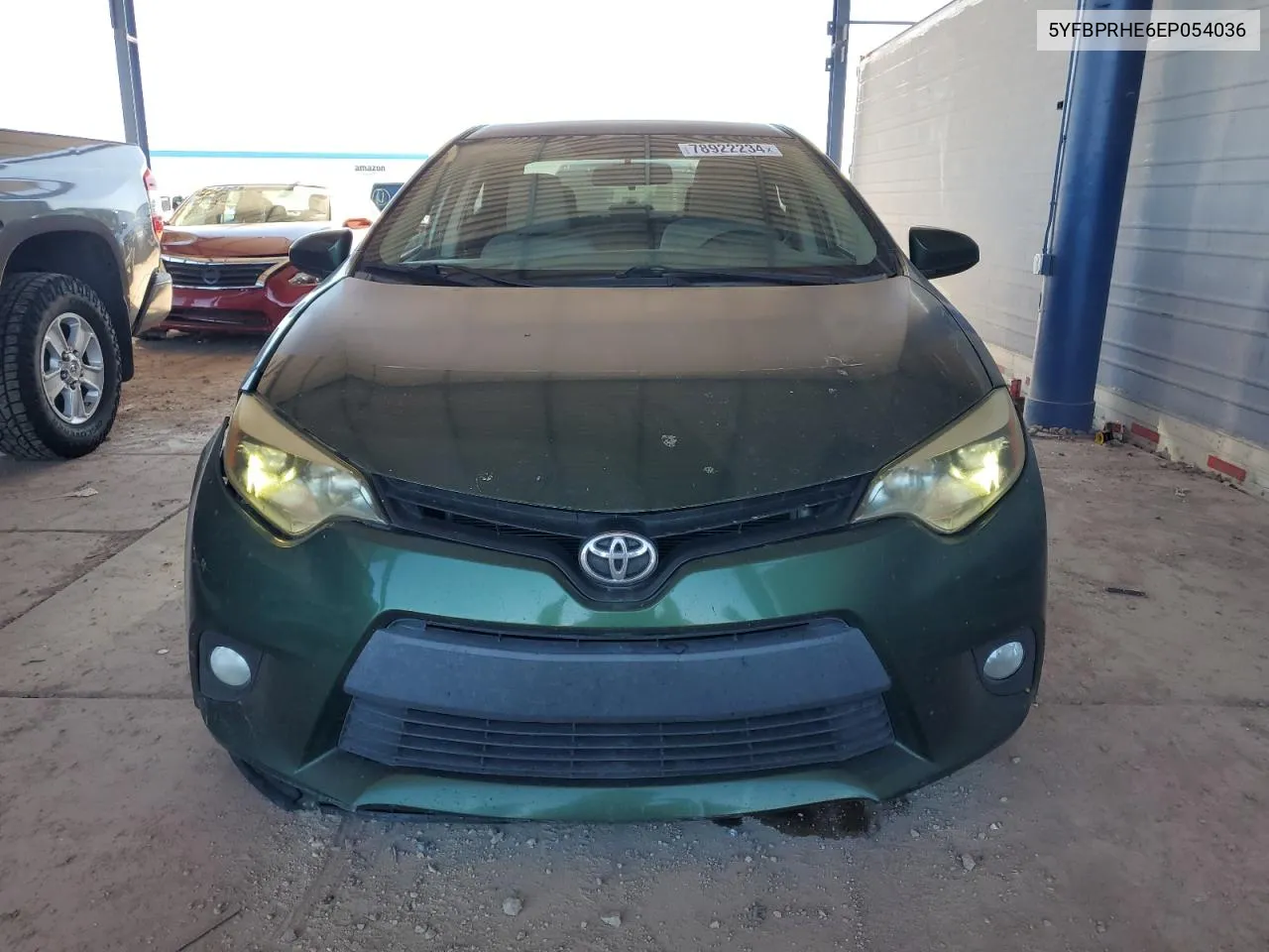 2014 Toyota Corolla Eco VIN: 5YFBPRHE6EP054036 Lot: 78922234