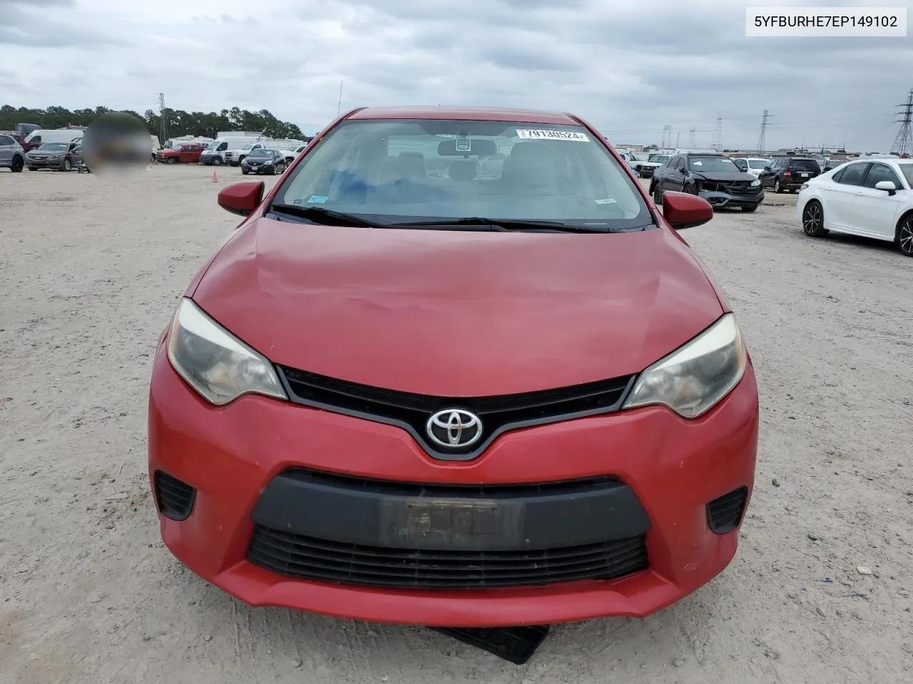 2014 Toyota Corolla L VIN: 5YFBURHE7EP149102 Lot: 79130524