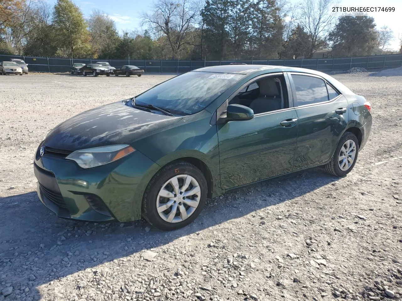 2014 Toyota Corolla L VIN: 2T1BURHE6EC174699 Lot: 79302804