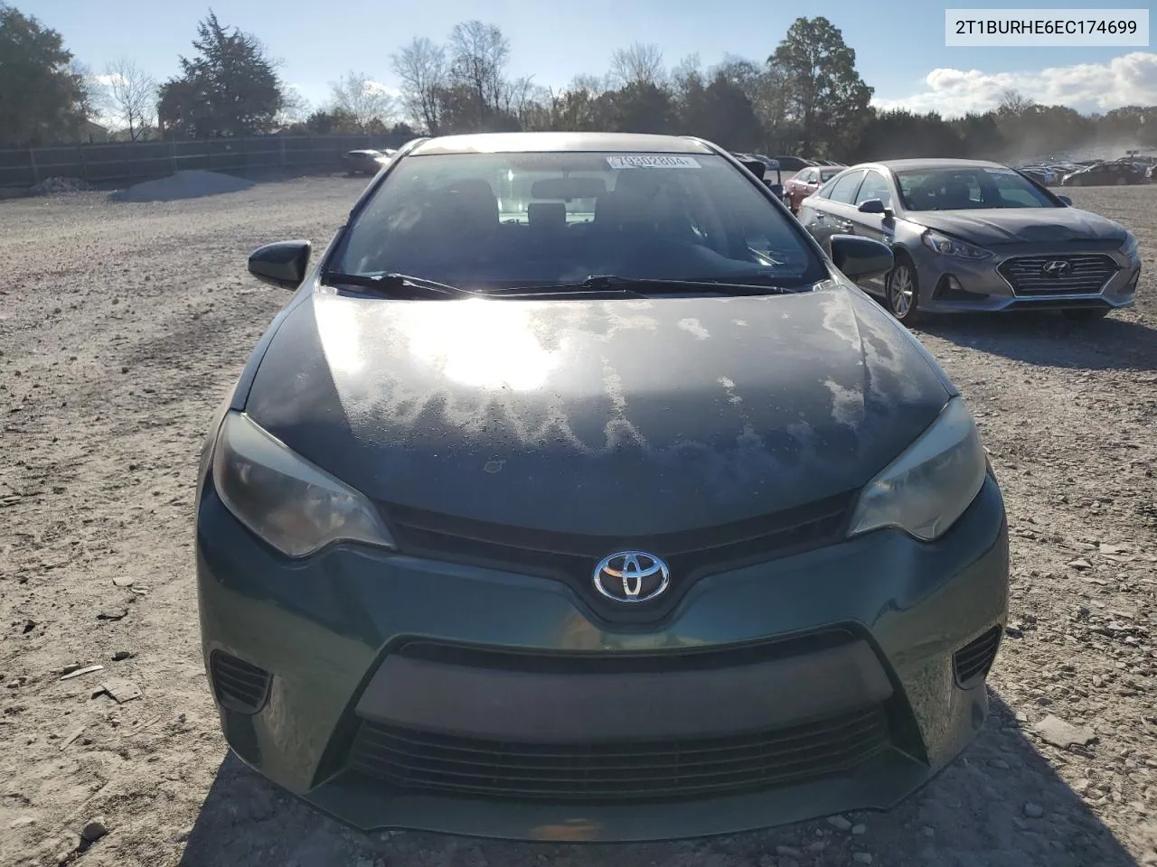 2014 Toyota Corolla L VIN: 2T1BURHE6EC174699 Lot: 79302804