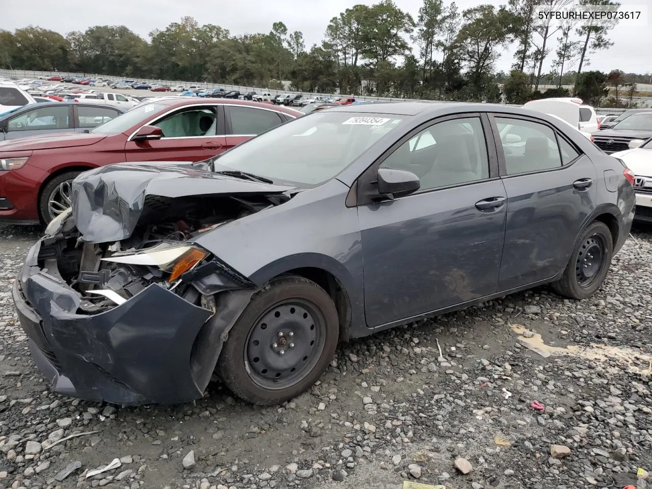 2014 Toyota Corolla L VIN: 5YFBURHEXEP073617 Lot: 79394354