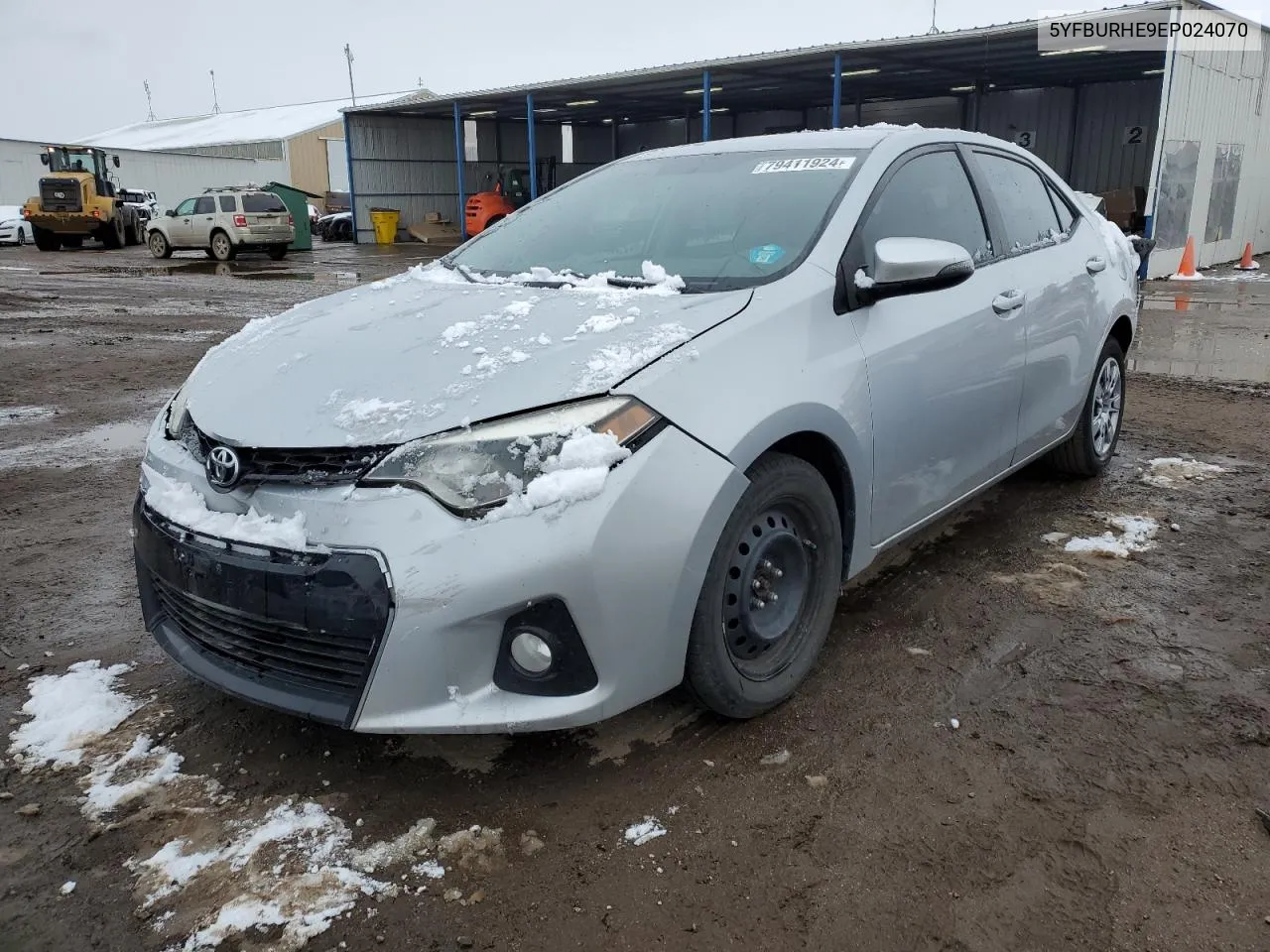 2014 Toyota Corolla L VIN: 5YFBURHE9EP024070 Lot: 79411924