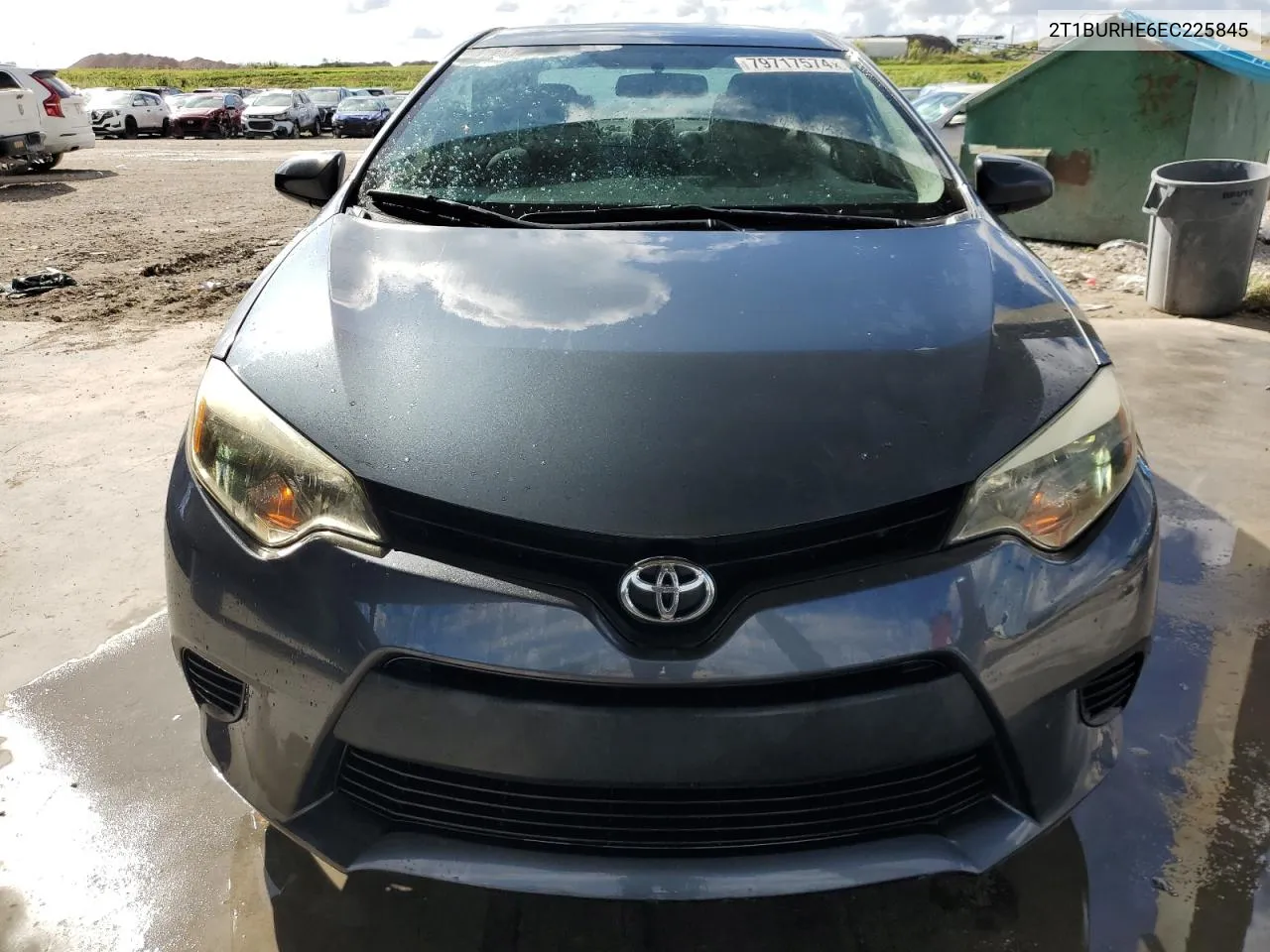 2014 Toyota Corolla L VIN: 2T1BURHE6EC225845 Lot: 79717574