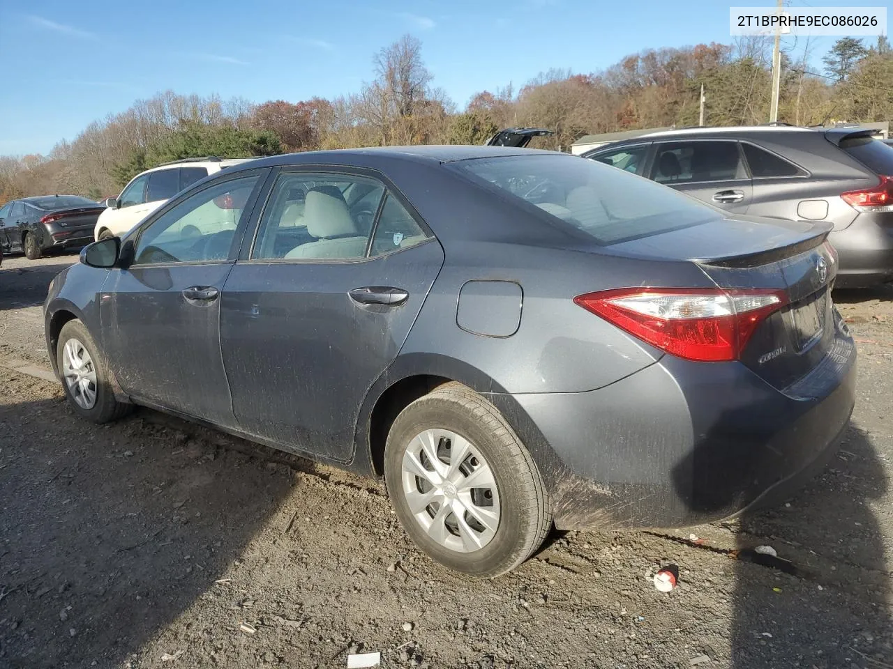 2014 Toyota Corolla Eco VIN: 2T1BPRHE9EC086026 Lot: 79810524