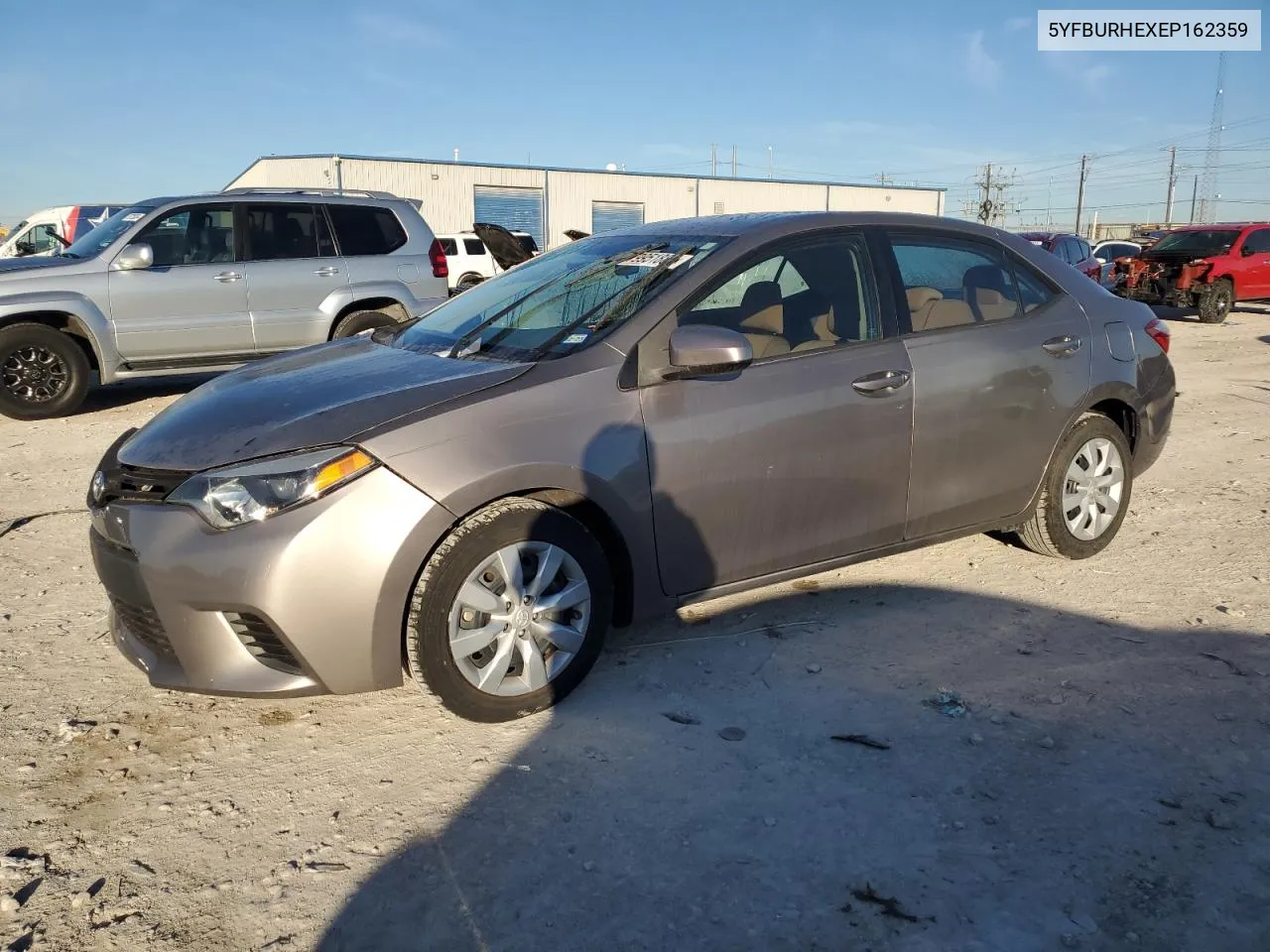 2014 Toyota Corolla L VIN: 5YFBURHEXEP162359 Lot: 79951884