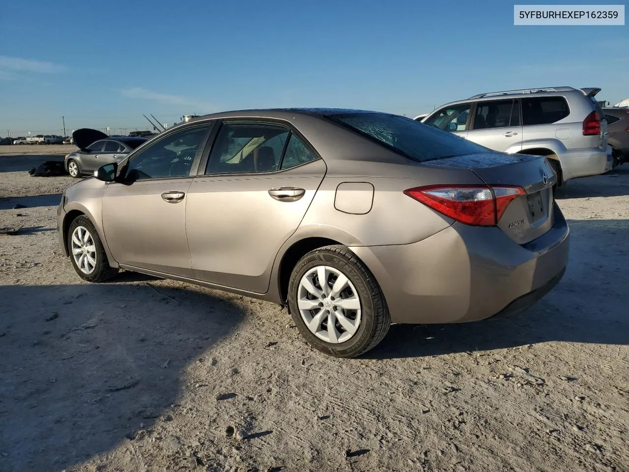 2014 Toyota Corolla L VIN: 5YFBURHEXEP162359 Lot: 79951884