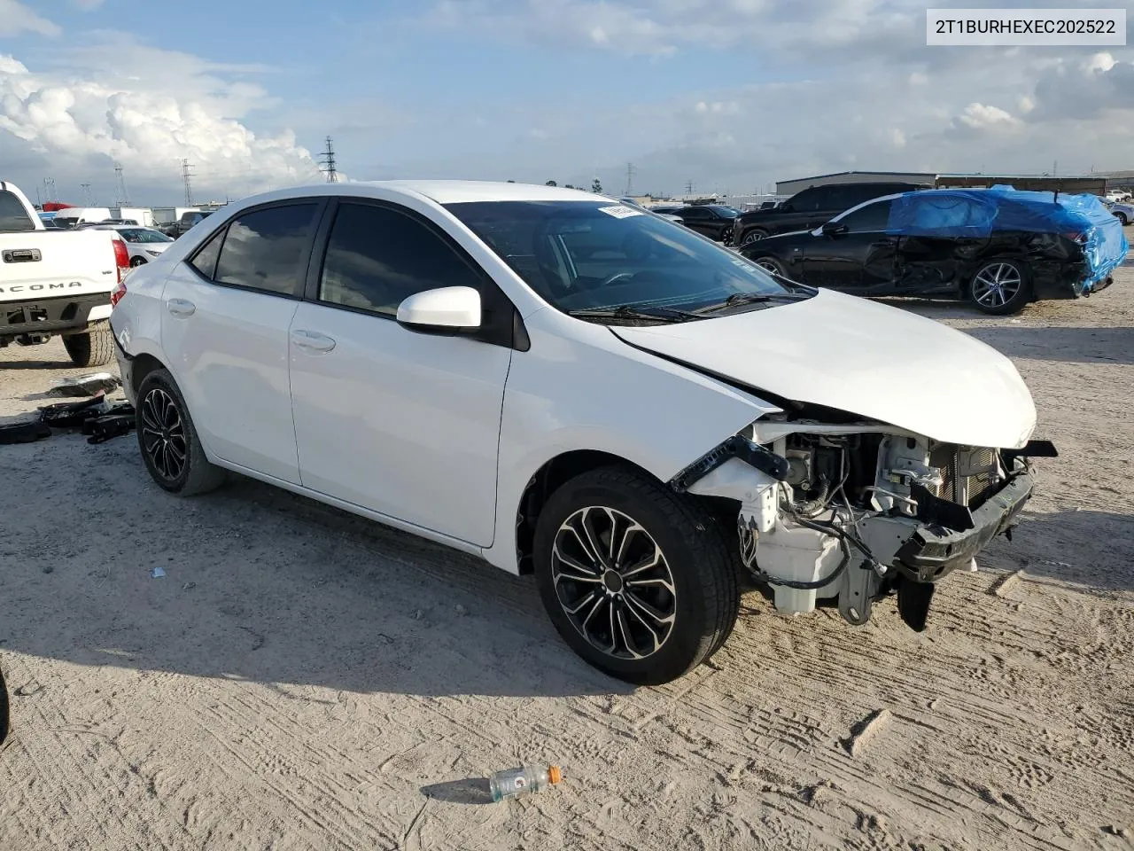 2014 Toyota Corolla L VIN: 2T1BURHEXEC202522 Lot: 79955244