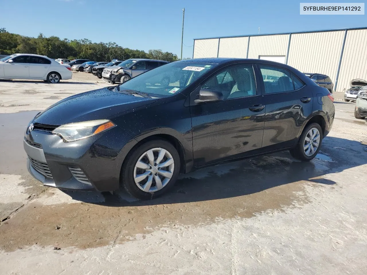 2014 Toyota Corolla L VIN: 5YFBURHE9EP141292 Lot: 80041184