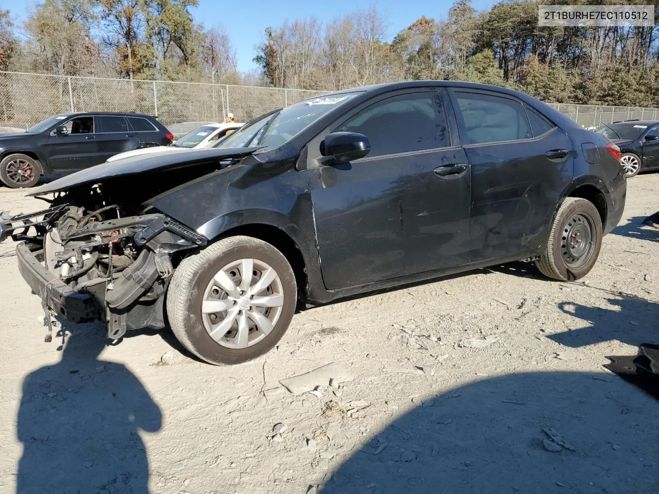 2014 Toyota Corolla L VIN: 2T1BURHE7EC110512 Lot: 80052364