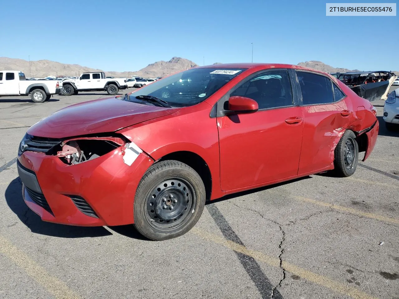 2014 Toyota Corolla L VIN: 2T1BURHE5EC055476 Lot: 80079434