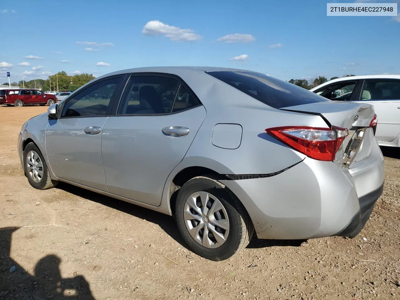 2014 Toyota Corolla L VIN: 2T1BURHE4EC227948 Lot: 80157214