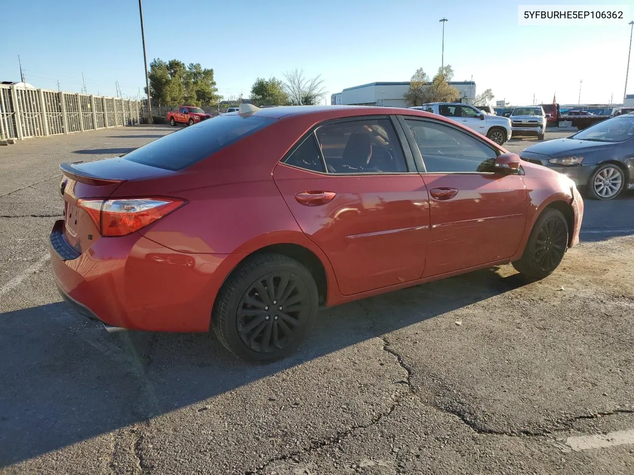 2014 Toyota Corolla L VIN: 5YFBURHE5EP106362 Lot: 80157354