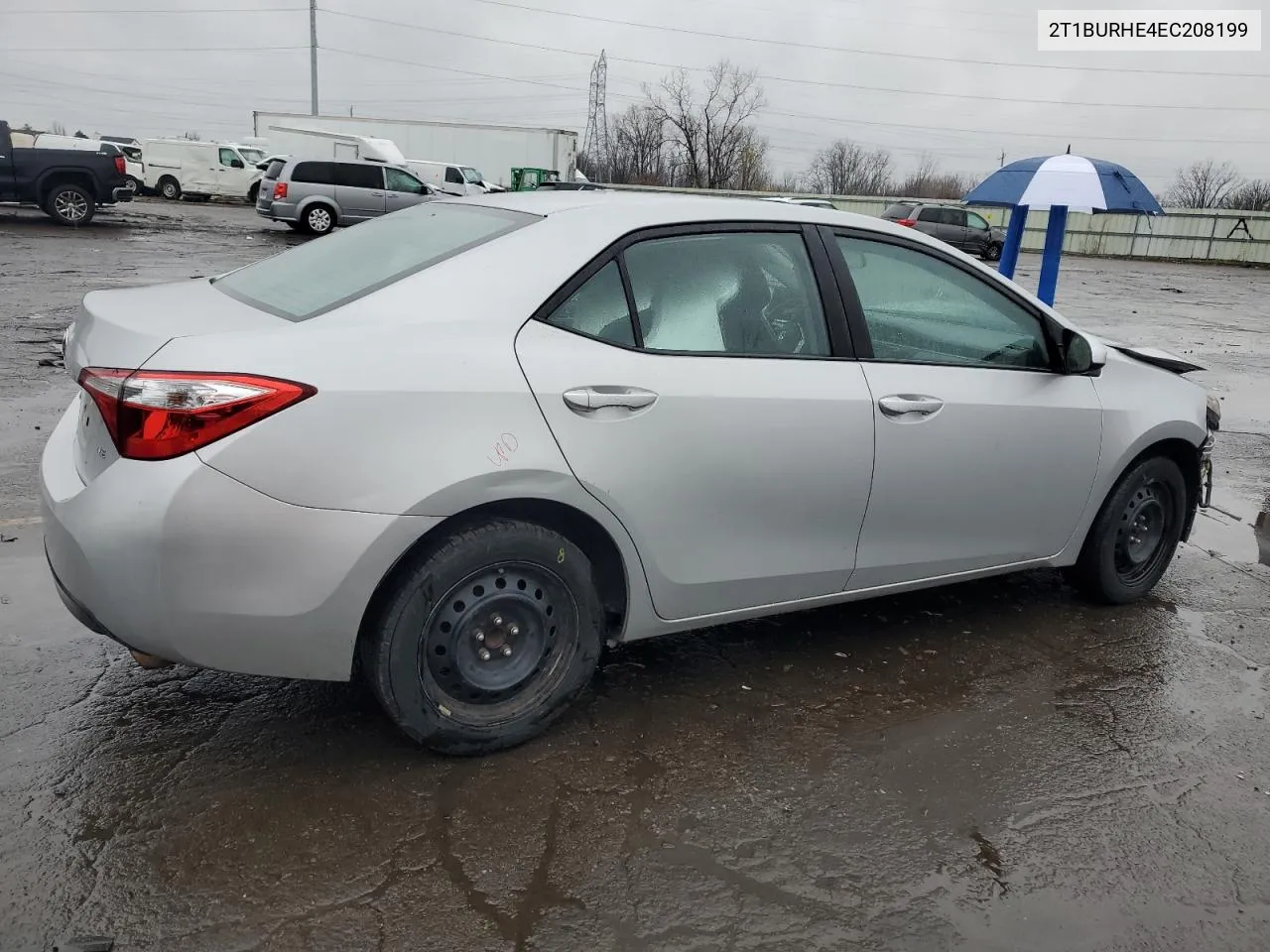 2014 Toyota Corolla L VIN: 2T1BURHE4EC208199 Lot: 80158274