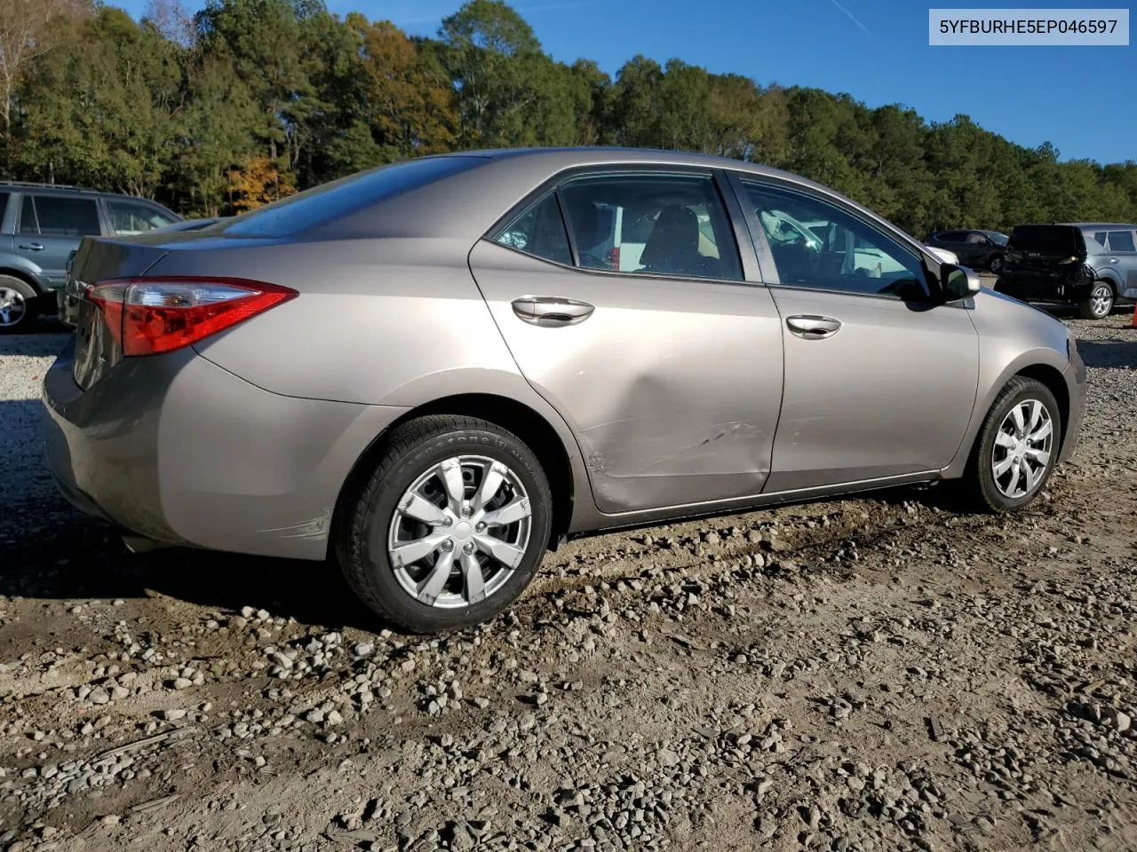 2014 Toyota Corolla L VIN: 5YFBURHE5EP046597 Lot: 80248124