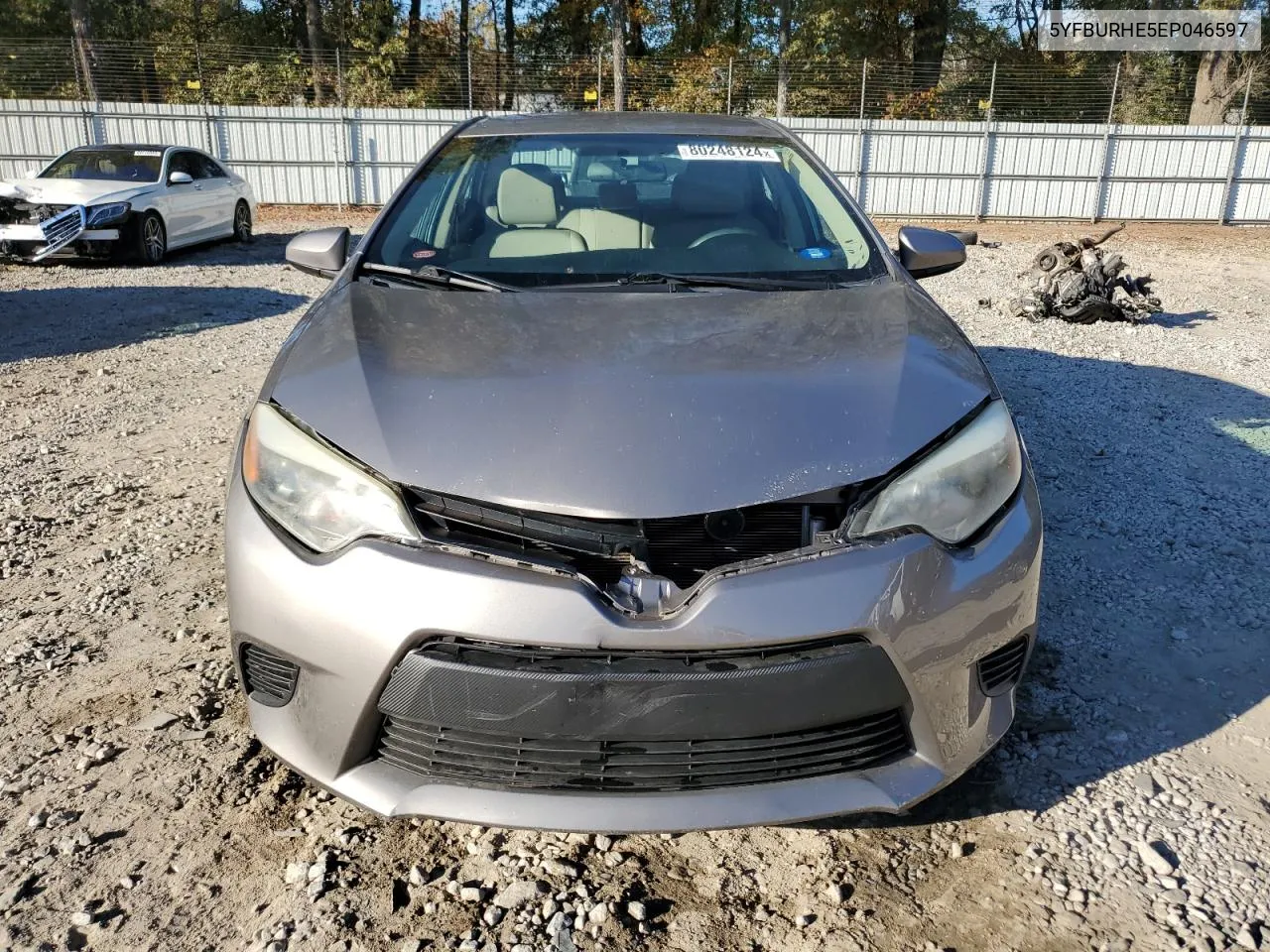 2014 Toyota Corolla L VIN: 5YFBURHE5EP046597 Lot: 80248124