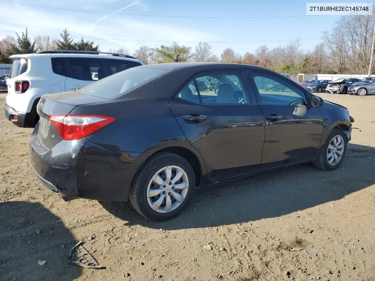 2014 Toyota Corolla L VIN: 2T1BURHE2EC145748 Lot: 80277804