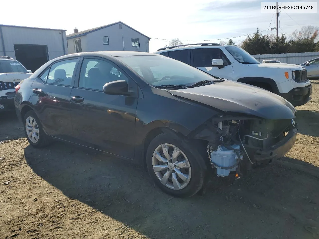 2014 Toyota Corolla L VIN: 2T1BURHE2EC145748 Lot: 80277804