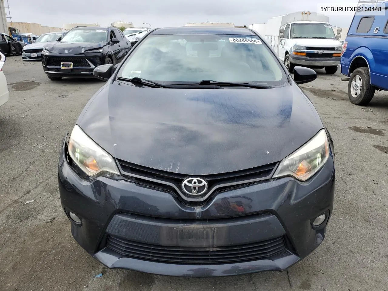 2014 Toyota Corolla L VIN: 5YFBURHEXEP160448 Lot: 80284984