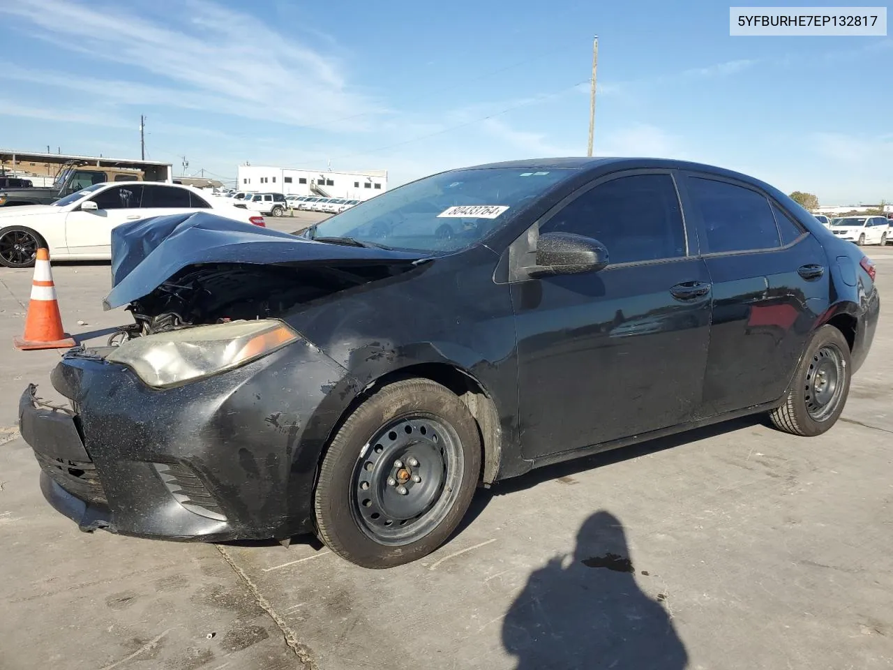 2014 Toyota Corolla L VIN: 5YFBURHE7EP132817 Lot: 80433764