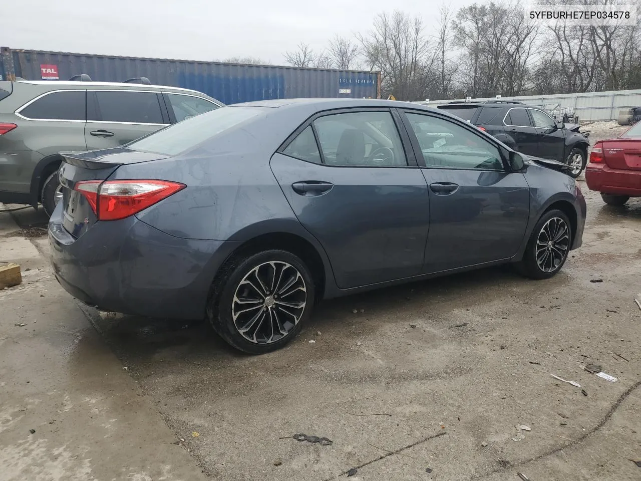 2014 Toyota Corolla L VIN: 5YFBURHE7EP034578 Lot: 80451324