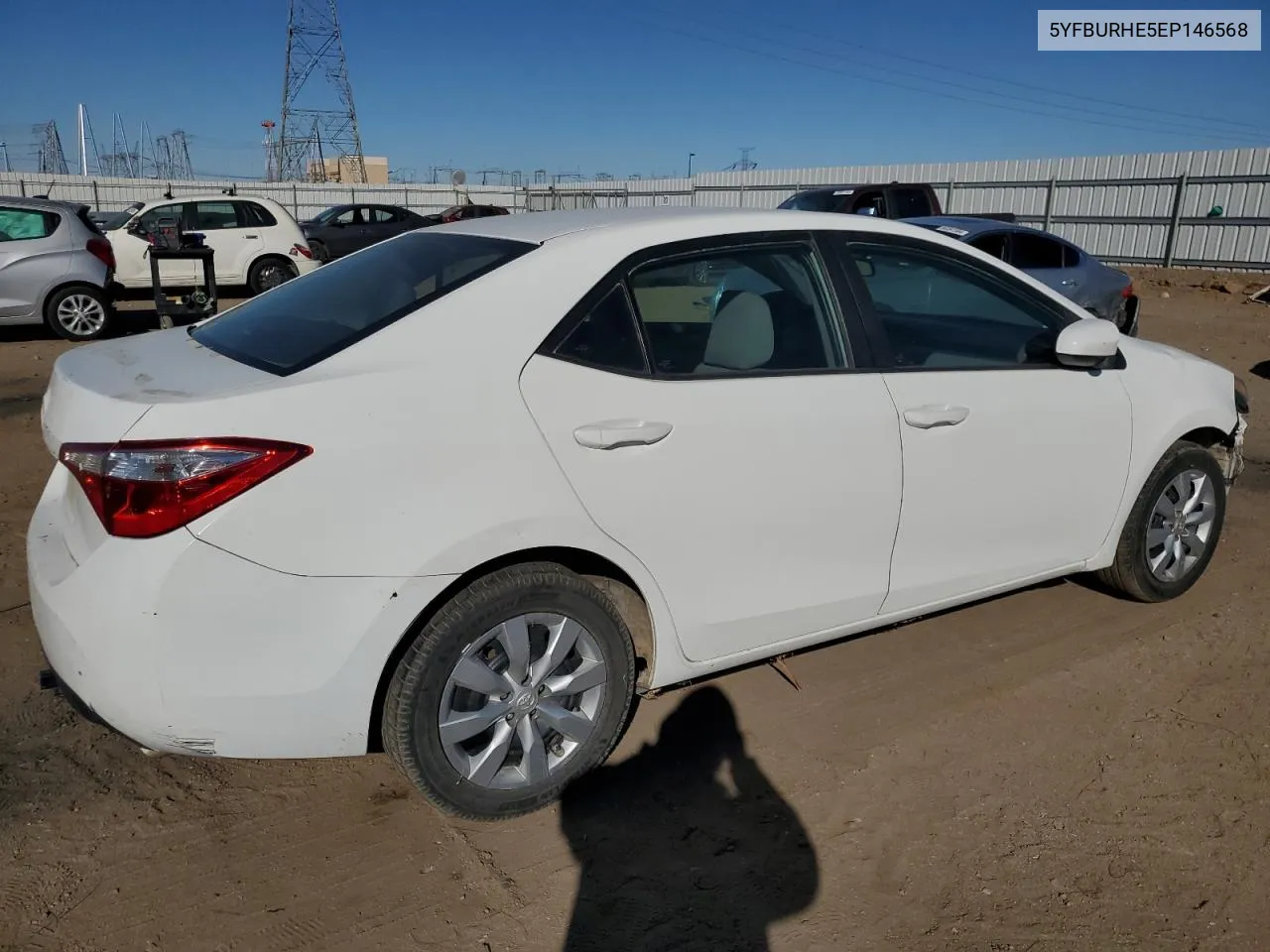 2014 Toyota Corolla L VIN: 5YFBURHE5EP146568 Lot: 80556554