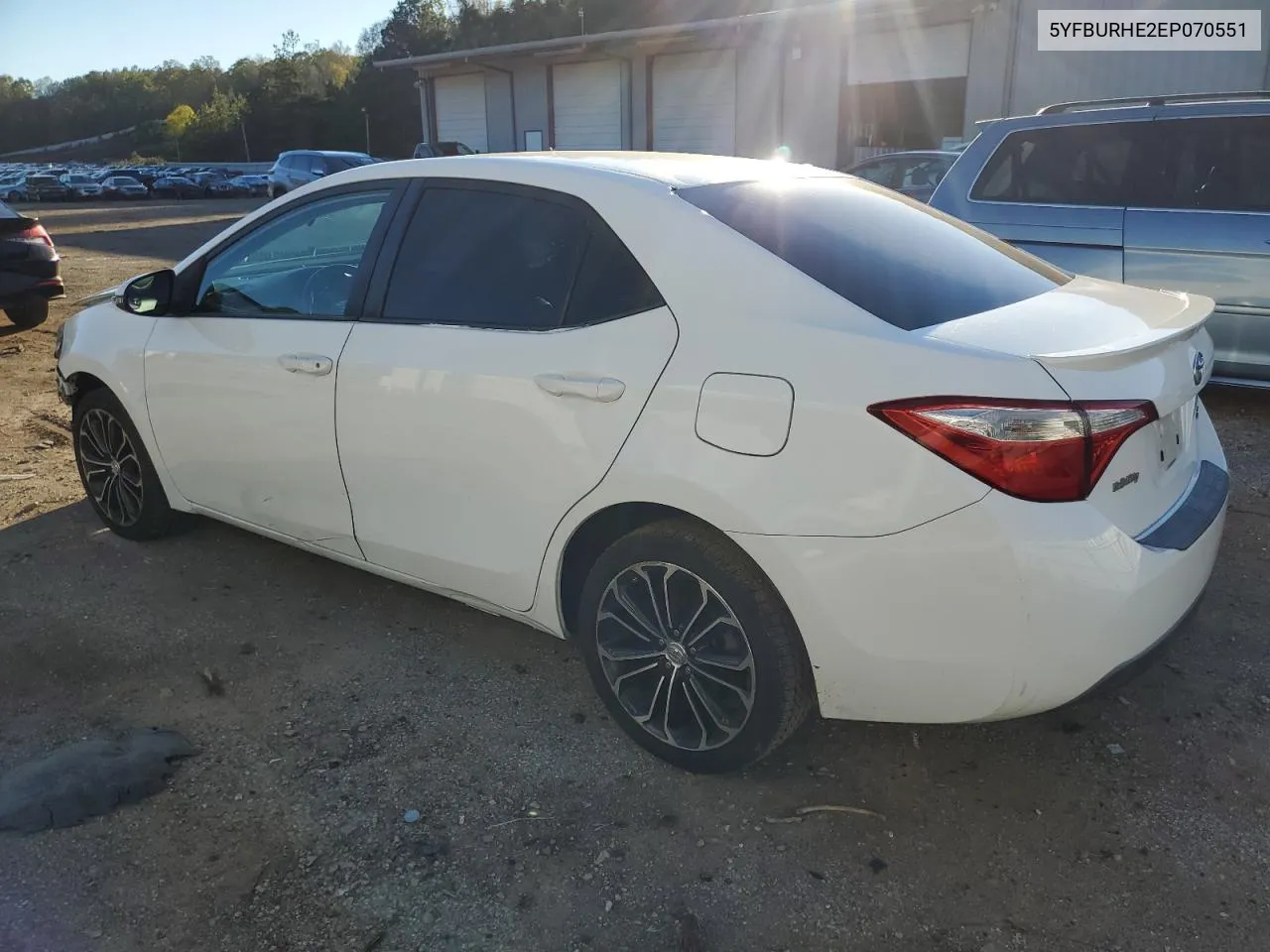 2014 Toyota Corolla L VIN: 5YFBURHE2EP070551 Lot: 80558814