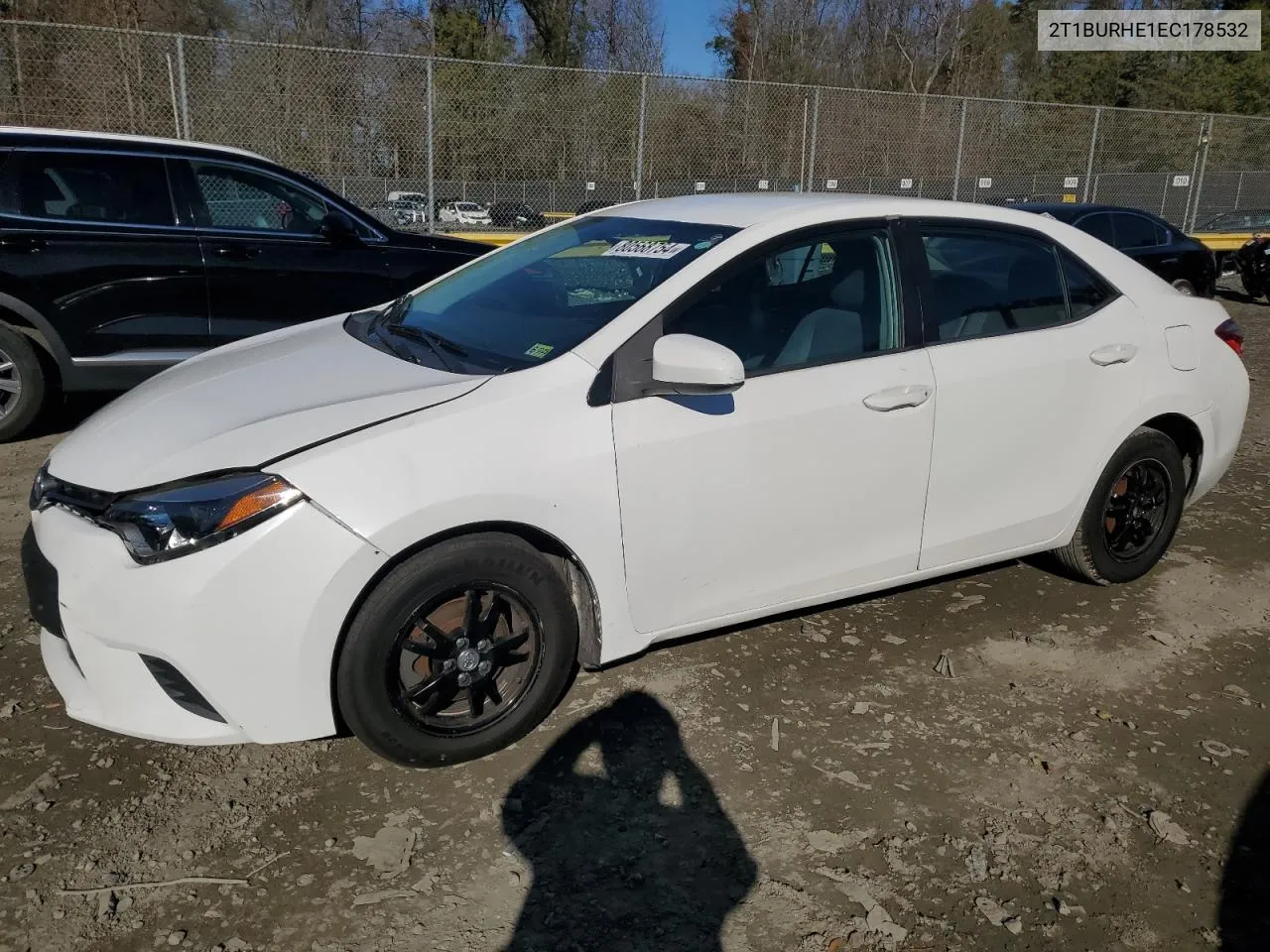 2014 Toyota Corolla L VIN: 2T1BURHE1EC178532 Lot: 80568754