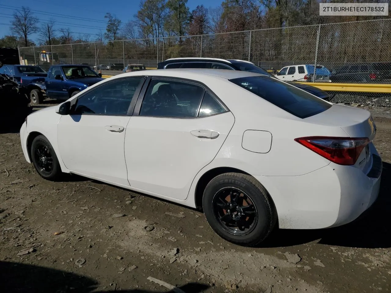 2014 Toyota Corolla L VIN: 2T1BURHE1EC178532 Lot: 80568754