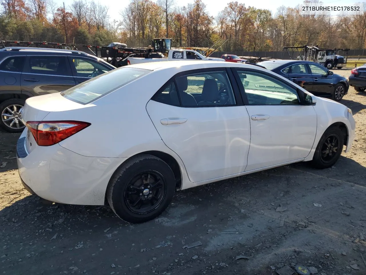 2014 Toyota Corolla L VIN: 2T1BURHE1EC178532 Lot: 80568754