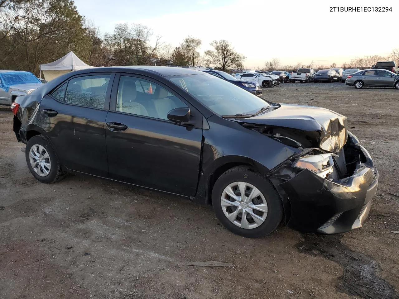 2014 Toyota Corolla L VIN: 2T1BURHE1EC132294 Lot: 80686874