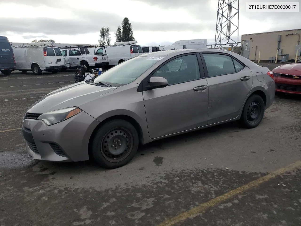 2014 Toyota Corolla L VIN: 2T1BURHE7EC020017 Lot: 80703874