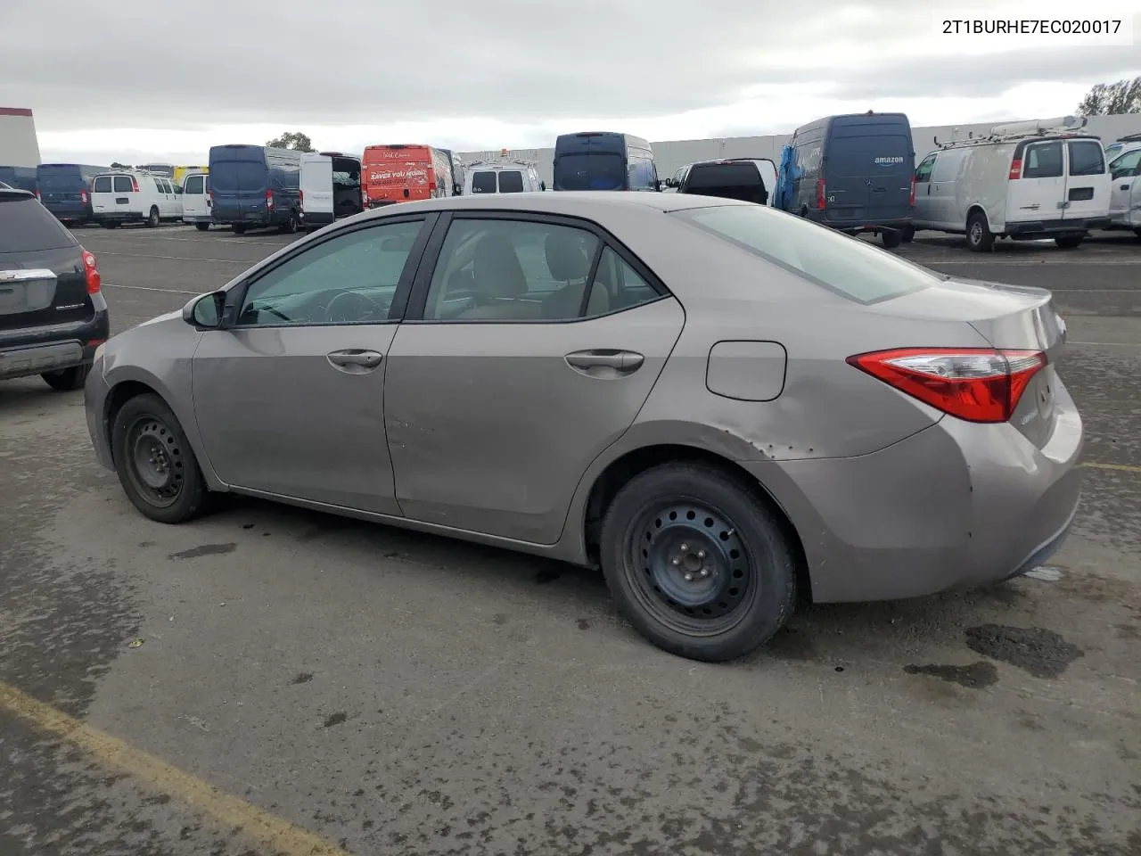 2014 Toyota Corolla L VIN: 2T1BURHE7EC020017 Lot: 80703874