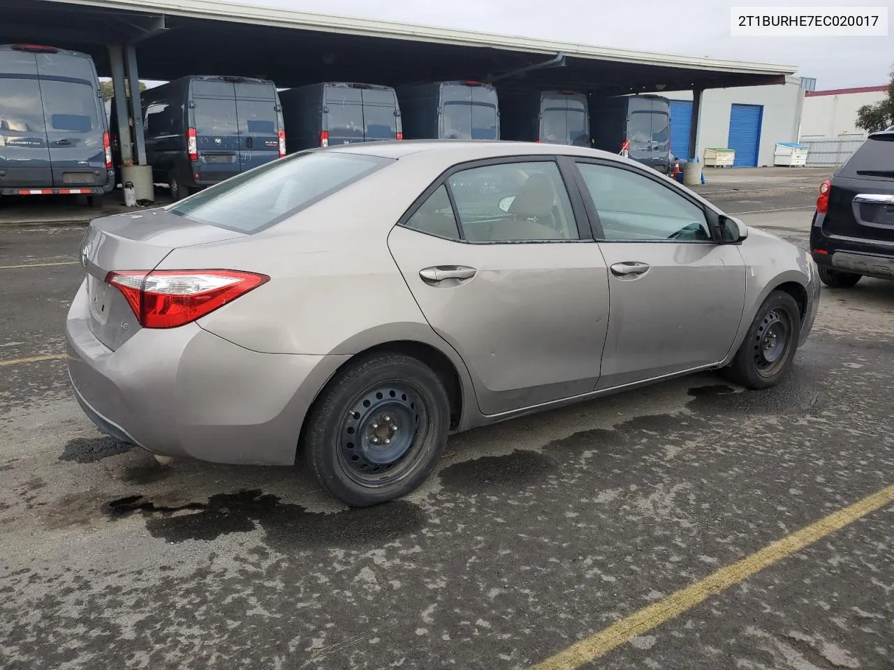 2014 Toyota Corolla L VIN: 2T1BURHE7EC020017 Lot: 80703874