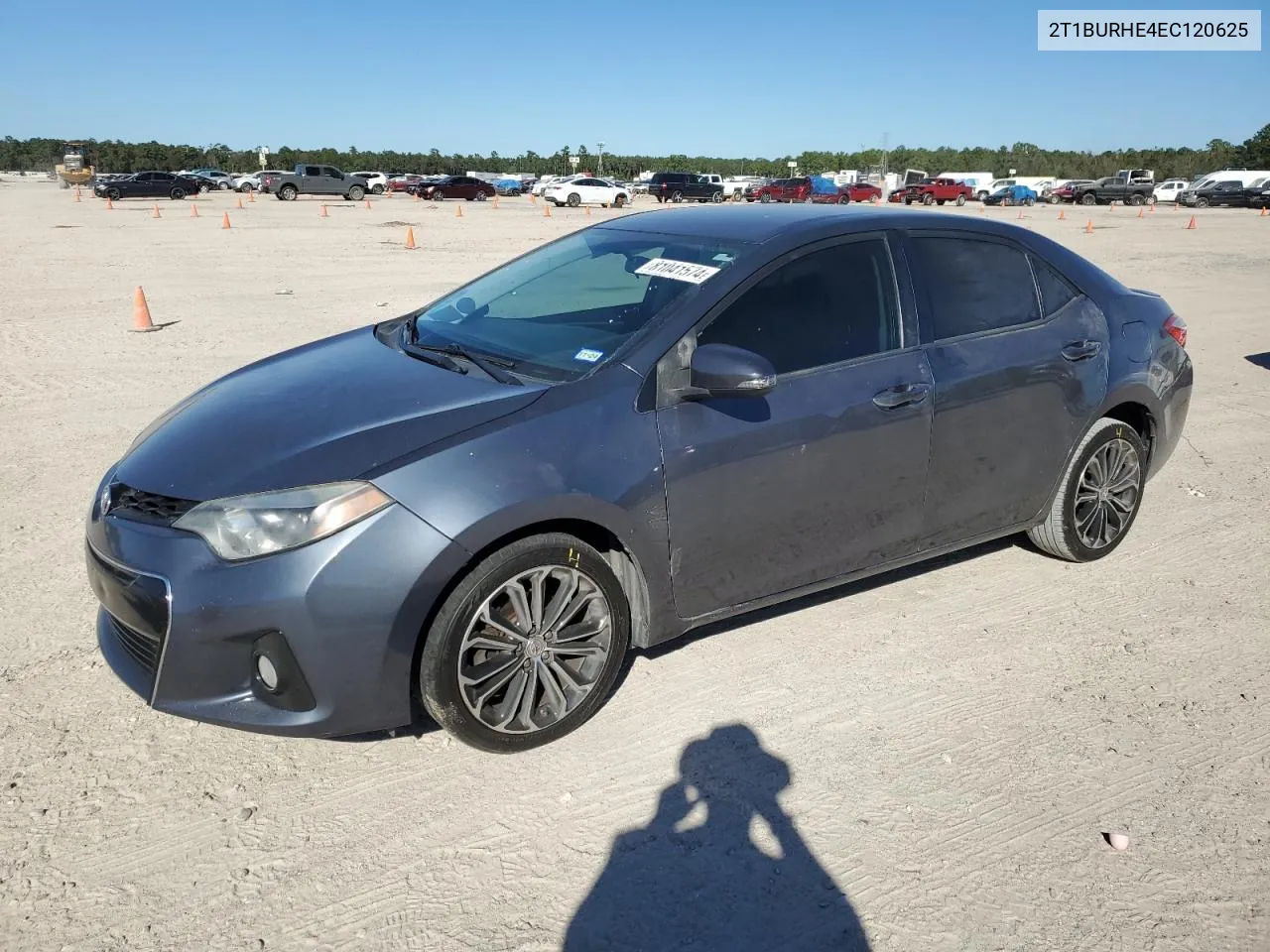 2014 Toyota Corolla L VIN: 2T1BURHE4EC120625 Lot: 81041574