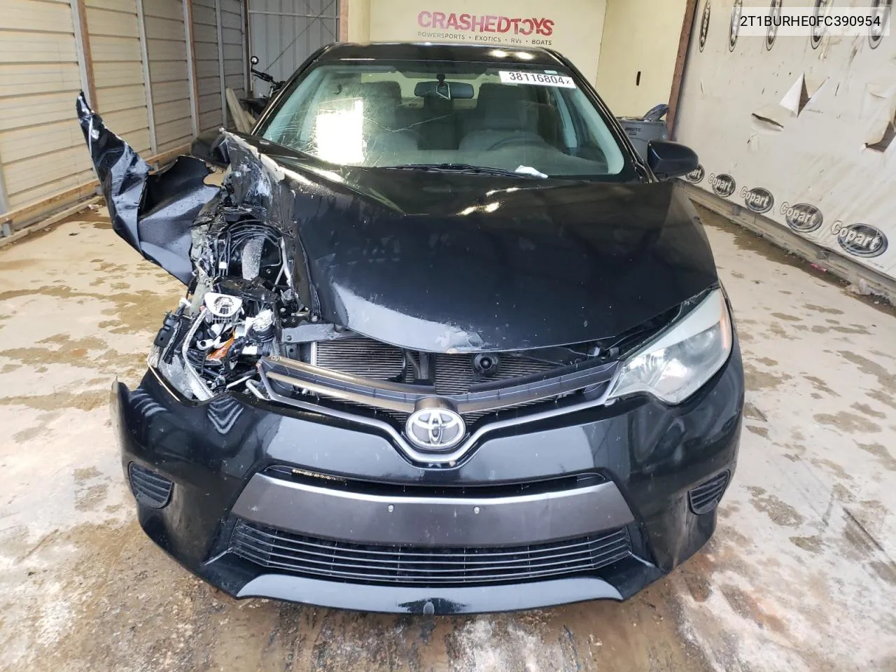 2015 Toyota Corolla L VIN: 2T1BURHE0FC390954 Lot: 38116804