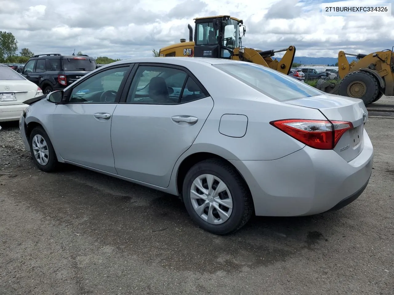 2015 Toyota Corolla L VIN: 2T1BURHEXFC334326 Lot: 53114134