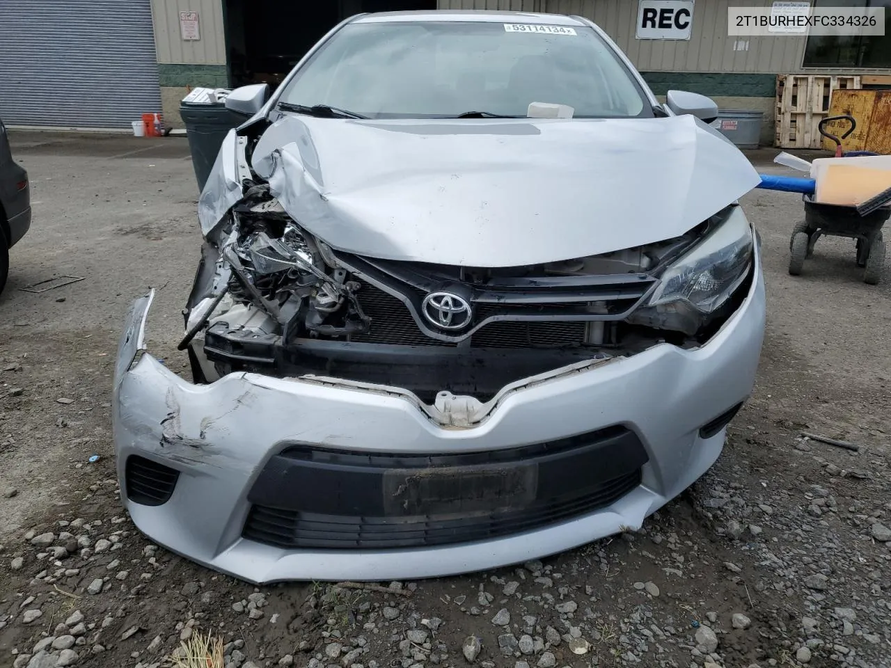 2T1BURHEXFC334326 2015 Toyota Corolla L