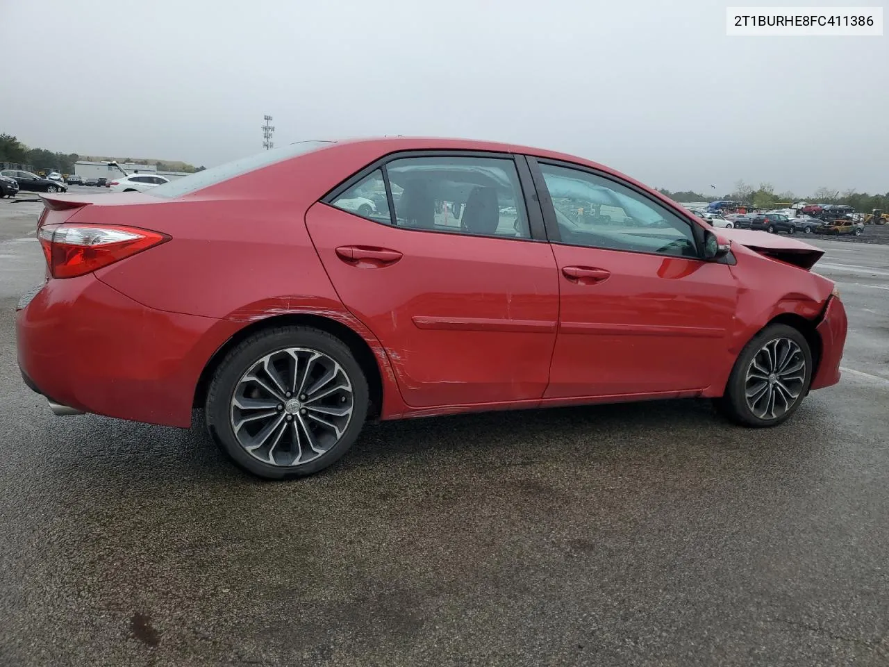 2015 Toyota Corolla L VIN: 2T1BURHE8FC411386 Lot: 53788634