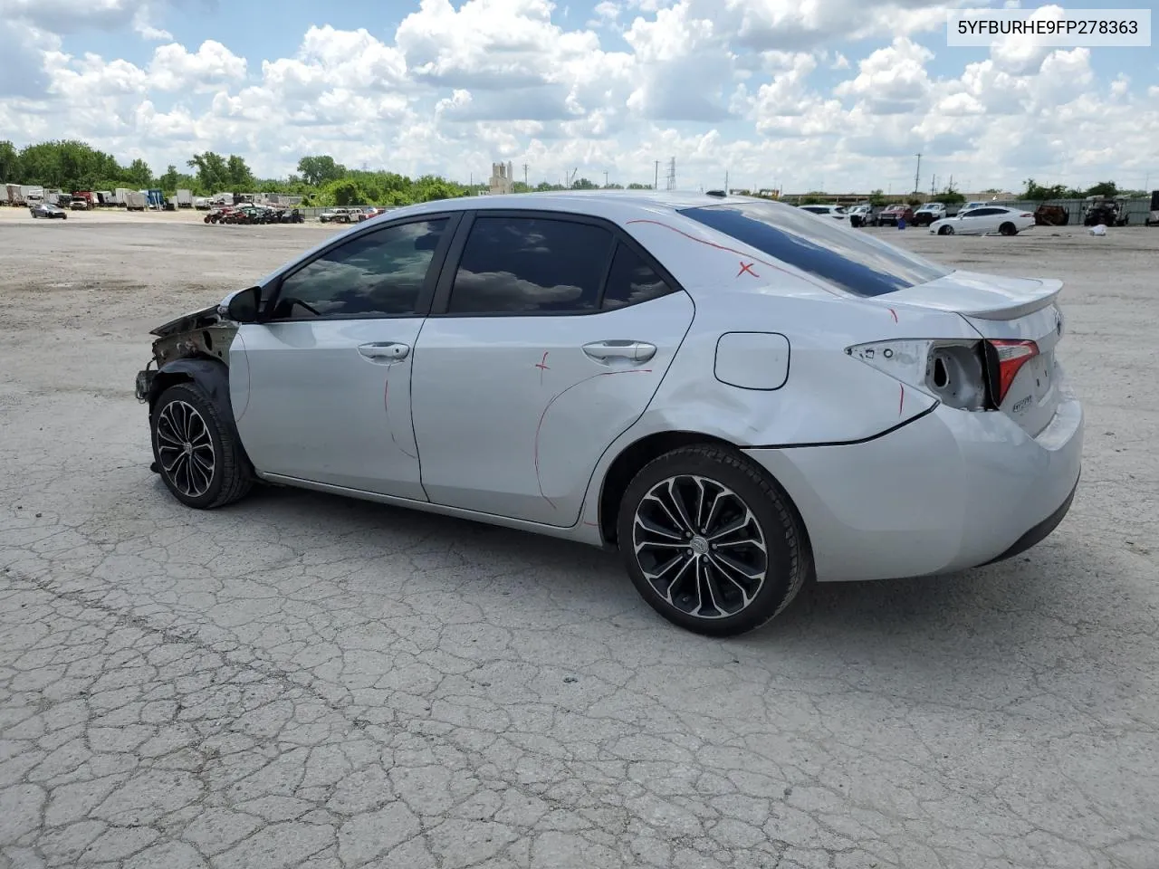 2015 Toyota Corolla L VIN: 5YFBURHE9FP278363 Lot: 55558204