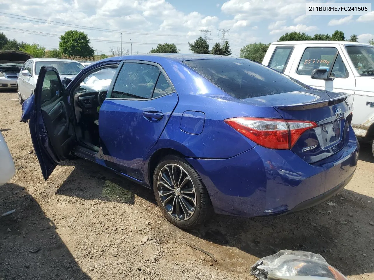 2015 Toyota Corolla L VIN: 2T1BURHE7FC241506 Lot: 56143054