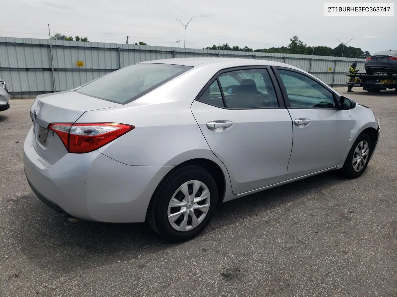 2015 Toyota Corolla L VIN: 2T1BURHE3FC363747 Lot: 58326054