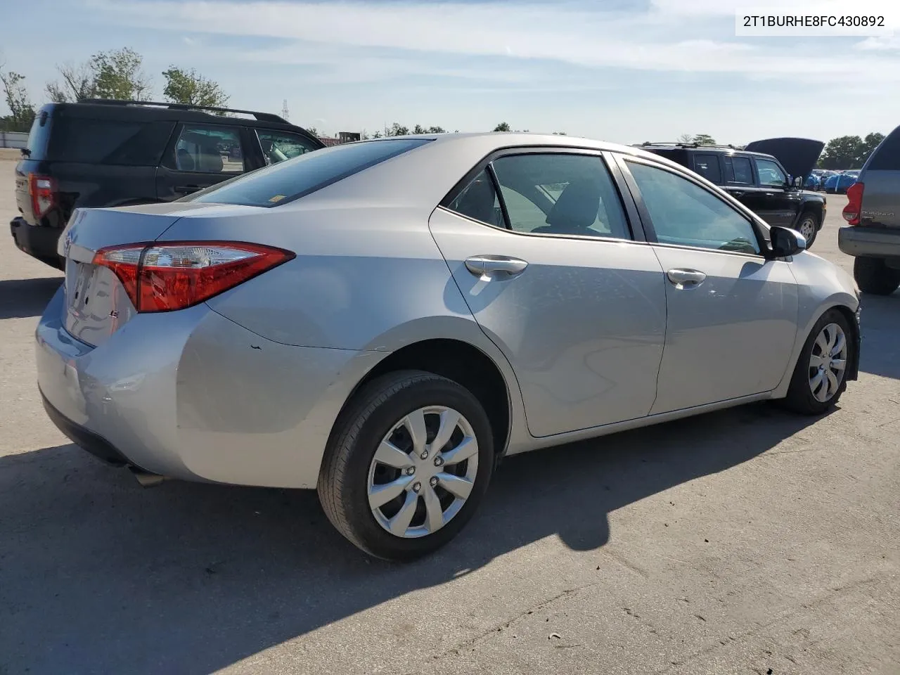 2015 Toyota Corolla L VIN: 2T1BURHE8FC430892 Lot: 58475204