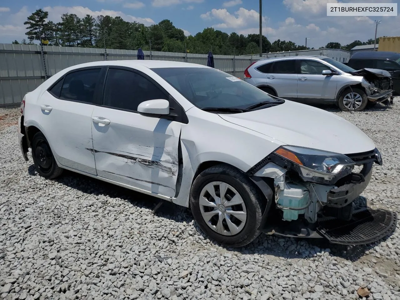 2015 Toyota Corolla L VIN: 2T1BURHEXFC325724 Lot: 59068174