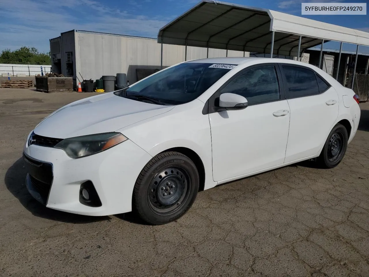 2015 Toyota Corolla L VIN: 5YFBURHE0FP249270 Lot: 60236424